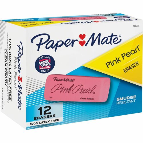 Eraser, Pink Pearl, Large 12/BX