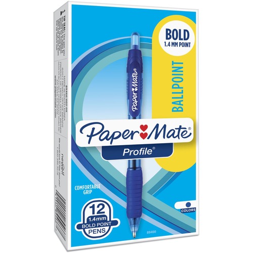 Pen, Profile, Retract, 1.4 mm, Blue 12/DZ