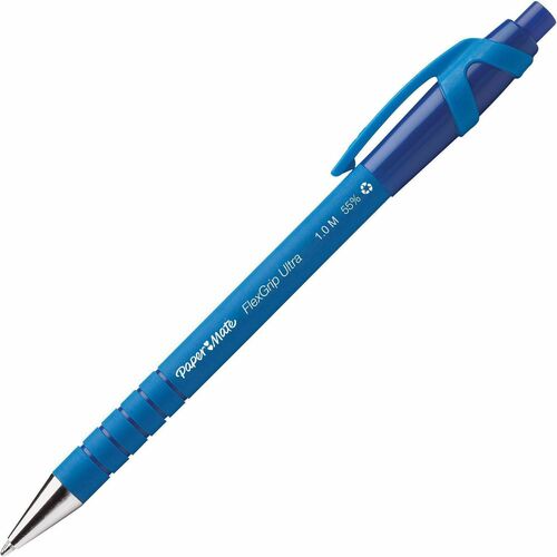 Pen, Flexgrip, Recycled, Medium, Blue 12/DZ