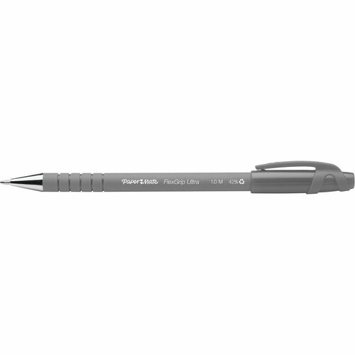 Pen, Flexgrip, Recycled, Medium, Black 12/DZ