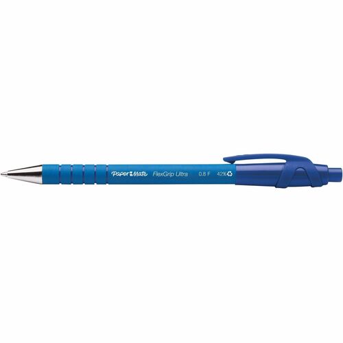 Pen, Flexgrip, Recycled, Fine, Blue 12/DZ