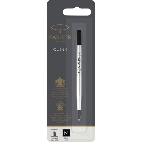 Refill, Parker, Rollerball, Medium, Black