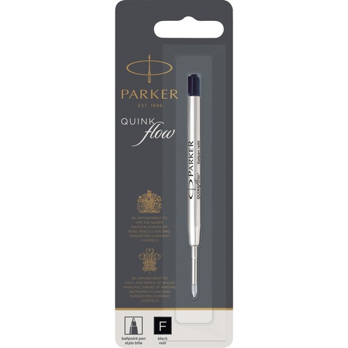 Refill, Parker, Ballpoint Pen, Fine/Nib, Black