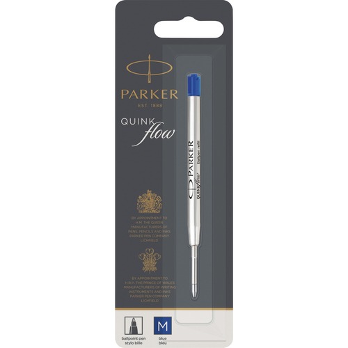 Refill, Parker, Ballpoint Pen, Medium/Blue