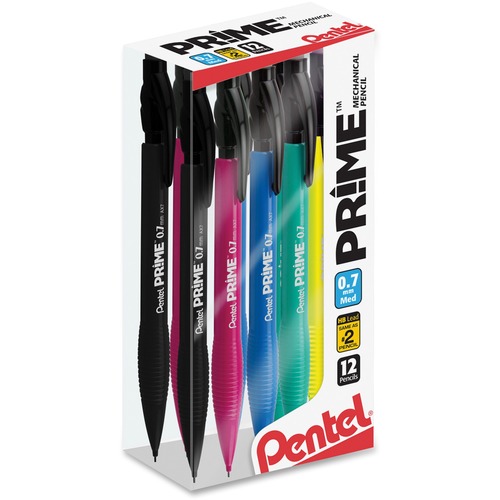 Pencil, Prime, 0.7mm, Assorted 12/DZ