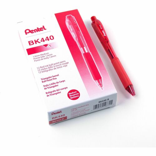 Pen, Wow!, Ballpoint, Right, Medium, Red 12/DZ