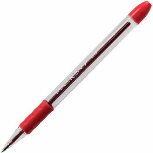 Pen, RSVP, Ballpoint, Fine, Red 12/DZ