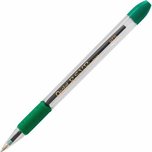 Pen, RSVP, Blue Point, Medium, Green, Dozen 12/DZ