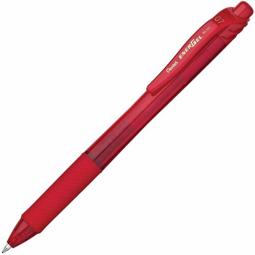 Pen, EnerGel-X, Retractable, 0.7, Red 12/DZ