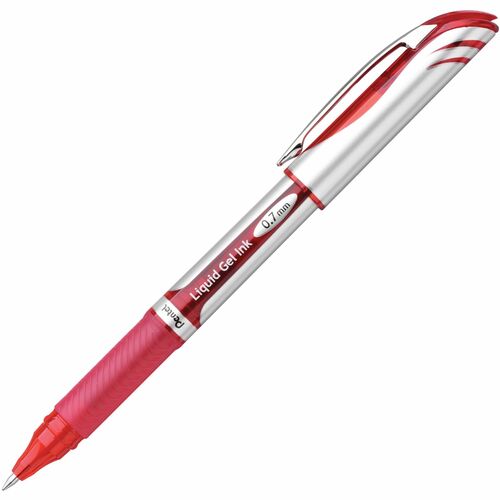 Pen, EnerGel, Liquid, 0.7 Millimeter, Red 12/BX