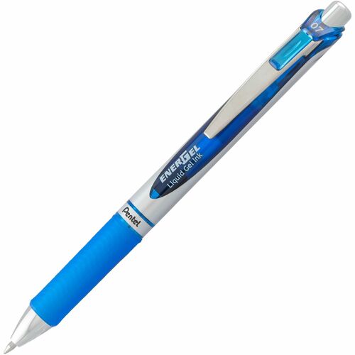Pen, Gel, Retractable, Medium Tip, 0.7mm, Blue