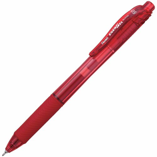 Pen, EnerGel-X, Retractable, 0.5, Red 12/DZ