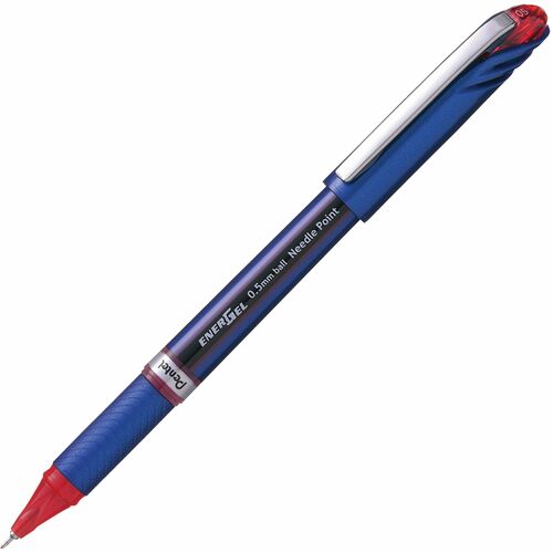 Pen, EnerGel Needle, Fine, Red 12/BX