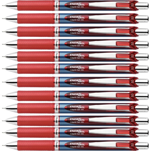 Pen, Gel, RTX, Needle, 0.5 Millimeter, Red 12/BX