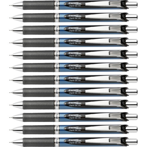 Pen, EnerGel, Deluxe, Needle, Black, 2/Pk 6/BX