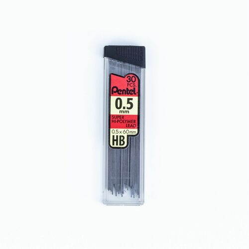 Lead, 0.5 Millimeter, HB, Black 30/TB