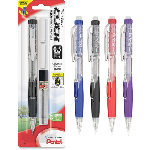 Pencil, 0.5 Millimeter Writers, Black