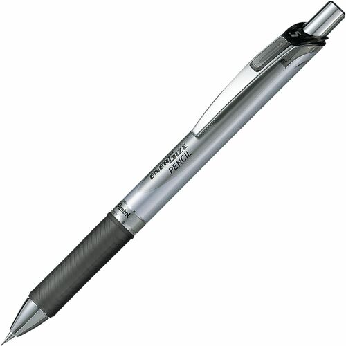 Mechanical Pencil, Retractable Tip, Latex Rubber Grip, 0.5 Millimeter, Black 12/DZ