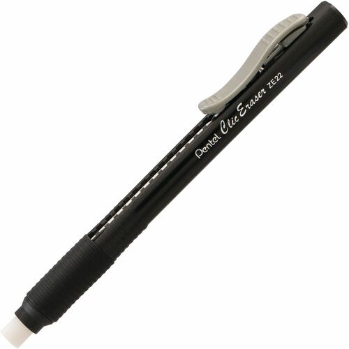 Eraser, Click, With Grip, Black