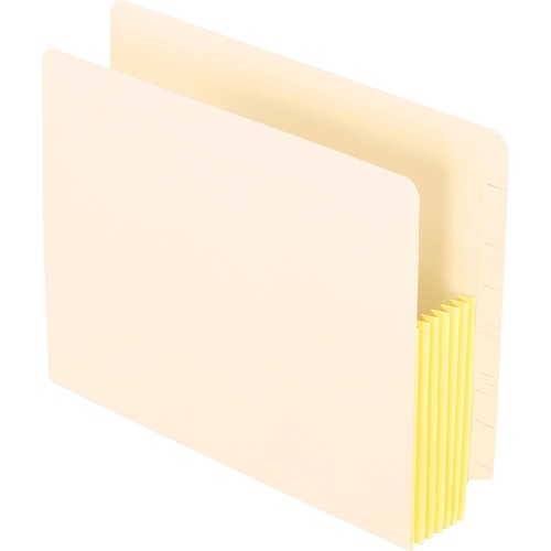 Convertible File Pockets, 5-1/4" Exp, Letter, Manila 10/BX
