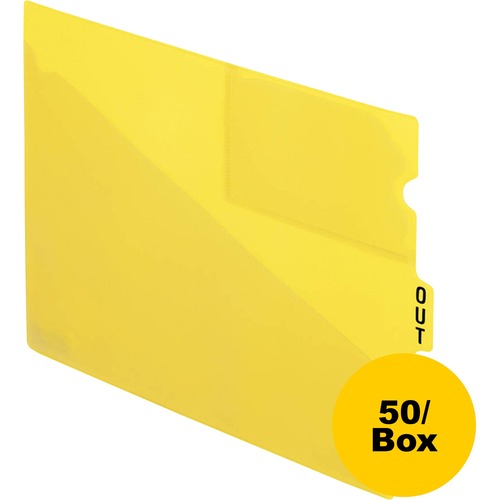 Guide, Outlet, Center, Ethernet, Vinyl, Yellow 50/BX