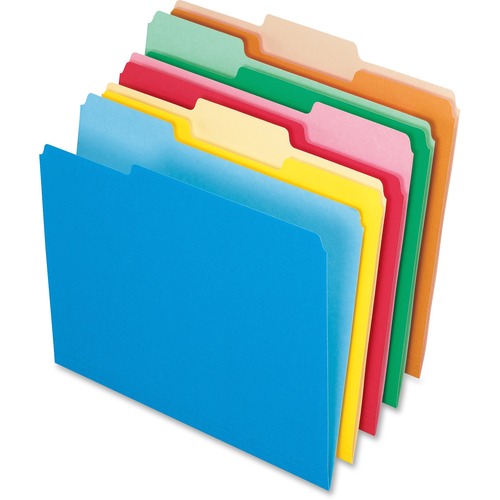 Folder, File, Letter, 1/3, Assorted 100/BX