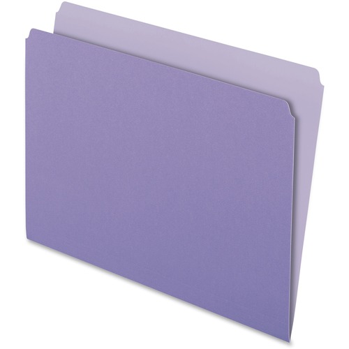 Folder, Letter, Straight, Single, 11 Point, Lavender 100/BX