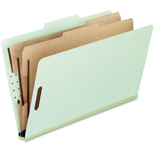 Folder, Class, Ltr, 2 Divider, Green 10/BX