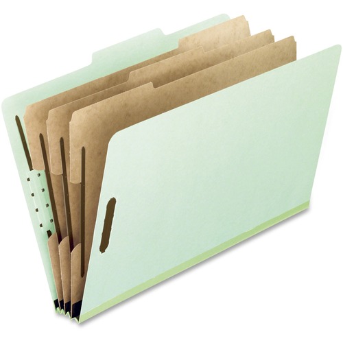 Folder, Class, Letter, 3 Divider, Green 10/BX