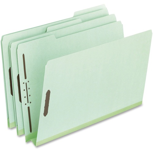 Folder, Exp 2", Fastener, Letter, Green 25/BX