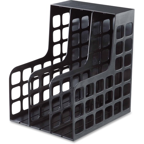File Shelf Decorack Plastic Black