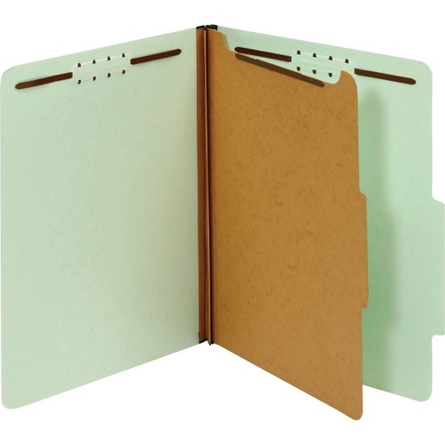 Folder, Recycled, Clear, 1 Divider, Legal, Letter 10/BX
