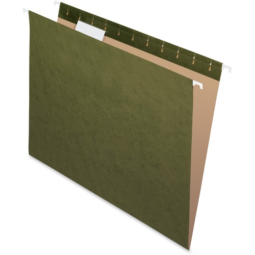 Folder, Hang, Letter, 1/5, Green 25/BX