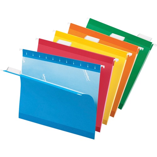 Folder, Hanging, Letter, 1/5, Assorted 25/BX