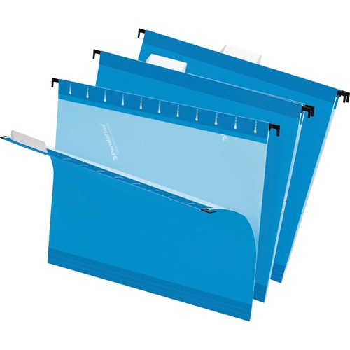 Folder, Hanging, Letter, 1/5, Blue 25/BX