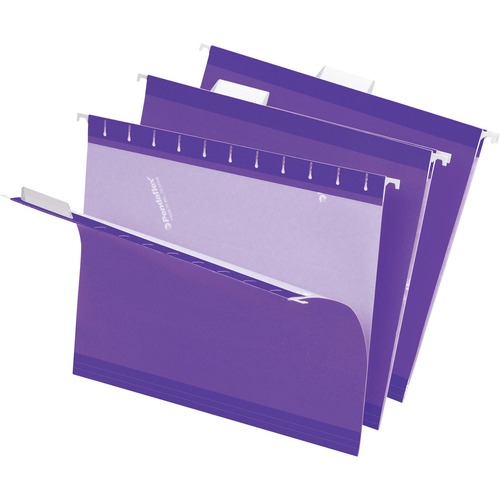 Folder, Hanging, Letter, 1/5, Violet 25/BX