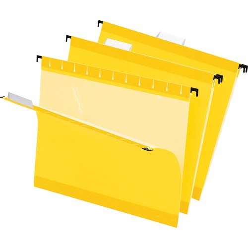Folder, Hanging, Letter, 1/5, Yellow 25/BX