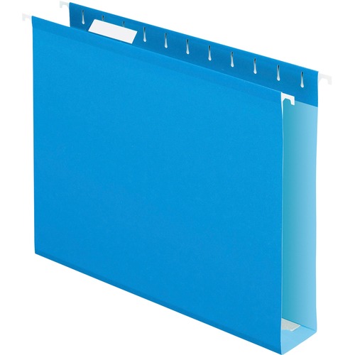 Folder, Hang, 2" Exp, Letter, Blue 25/BX