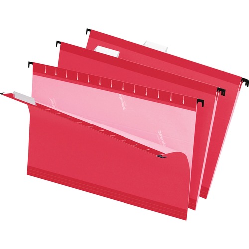 Folder, Hanging, Legal, 1/5, Red 25/BX