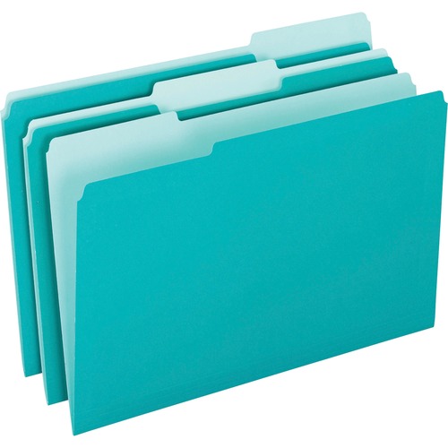 Folder, Interior, Letter, Aqua 100/BX