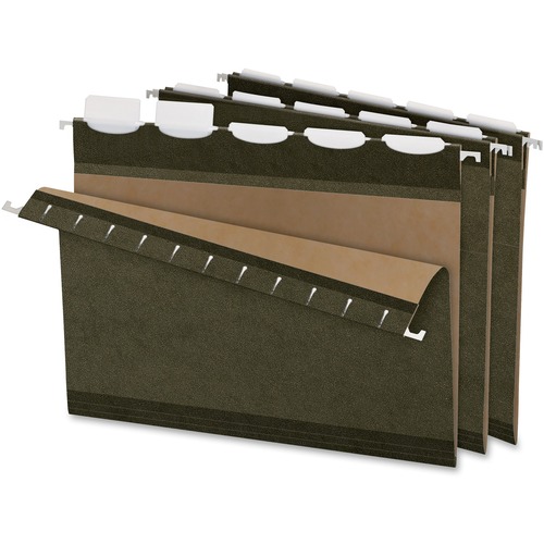 Folder, Hanging, Ready Tab, Letter, 1/5, Green 25/BX