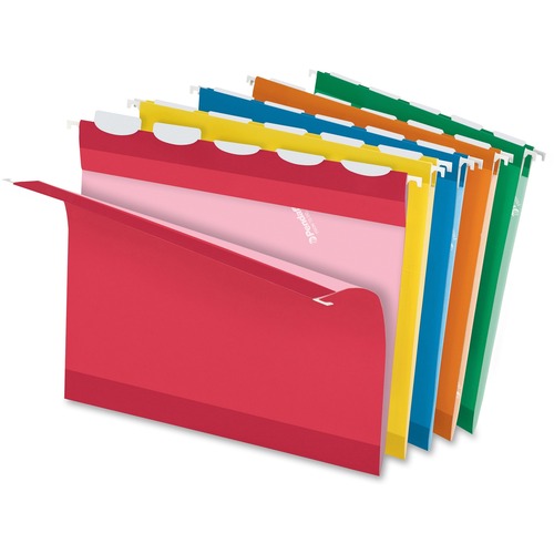 Folder, File, Hanging, Letter, 1/5, Assorted 25/BX