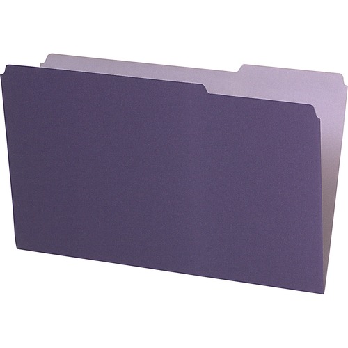 Folder, Interior, Legal, 1/3, Violet 100/BX