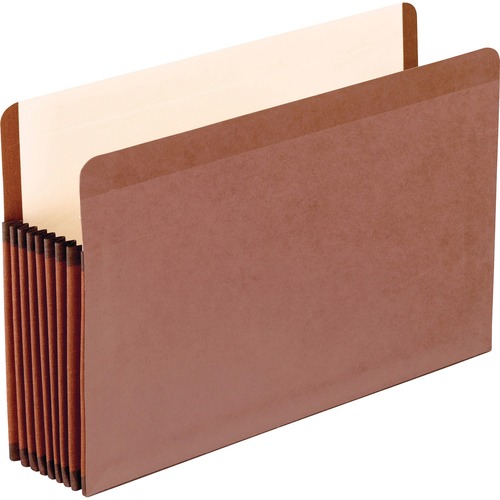 File, Expanding, Pocket, 7", Legal, Red Folder 5/BX