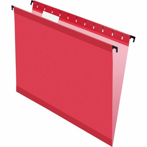 Folder, File, Hanging, Letter, Shrink, Red 20/BX
