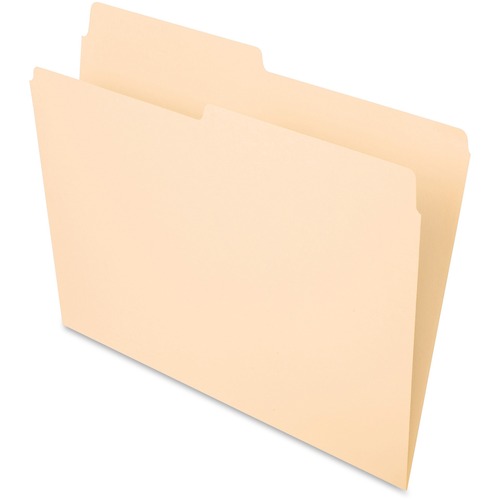 Folder, Letter, 11 Point, Manila, 1/2, Single 100/BX