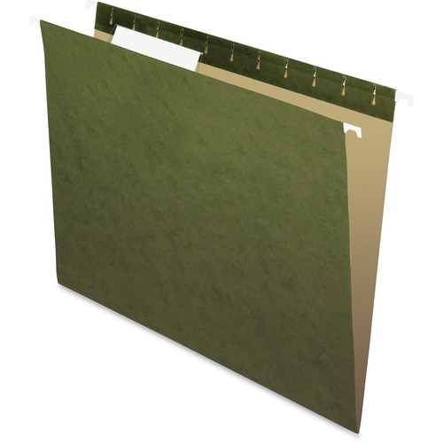 Folder, File, Hang, LTR, 1/3, Green 25/BX