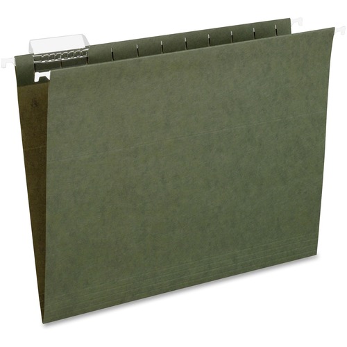 Folder, File, Hang, Ltr, 1/5, Green 25/BX