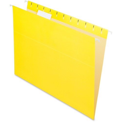 Folder, Hang, Letter, 1/5, 25B, Yellow 25/BX