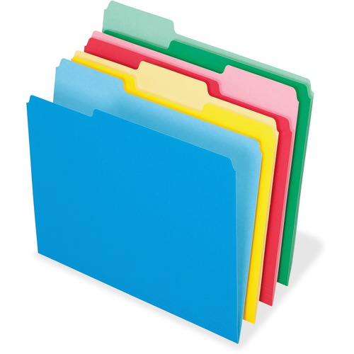 Folder, File Folder, 24 Letter Assorted 24/PK